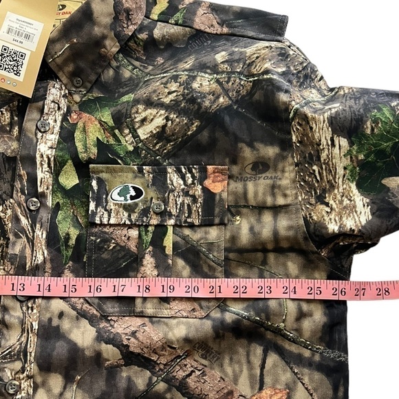 Mossy Oak Men's Long Sleeve Cotton Mill Hunt Shirt Size L - Picture 8 of 10